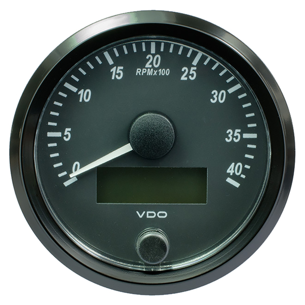 Vdo VDO SingleViu 80mm (3-1/8") Tachometer - 4,000 RPM A2C3832990030